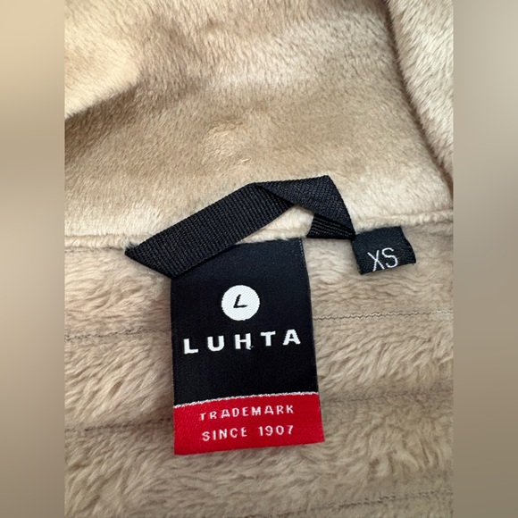 Tan Ribbed Zip-Up Jacket - Picture 3 of 7